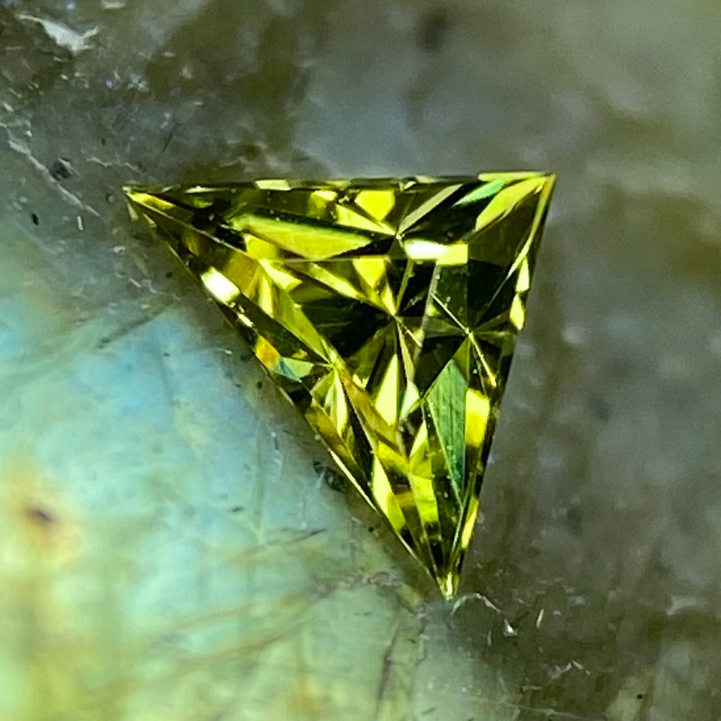 Andradite (Demantoid) Garnet 0.127ct / Tanzania
