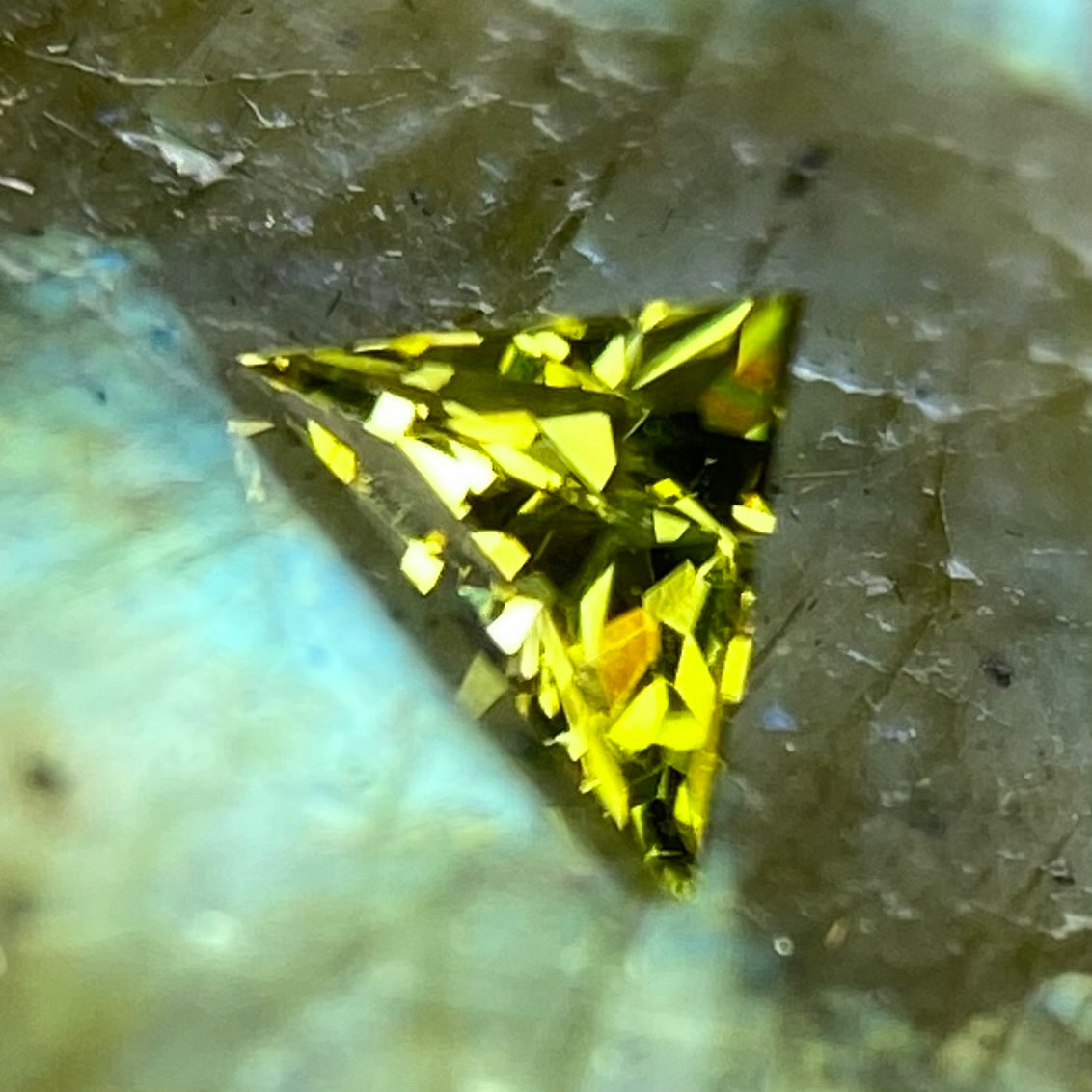 Andradite (Demantoid) Garnet 0.127ct / Tanzania