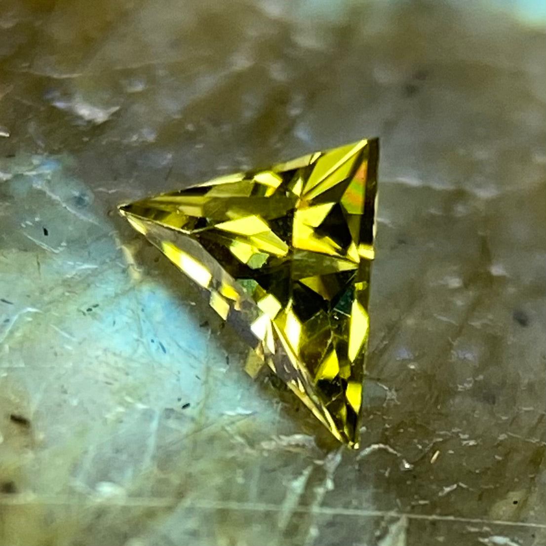 Andradite (Demantoid) Garnet 0.127ct / Tanzania