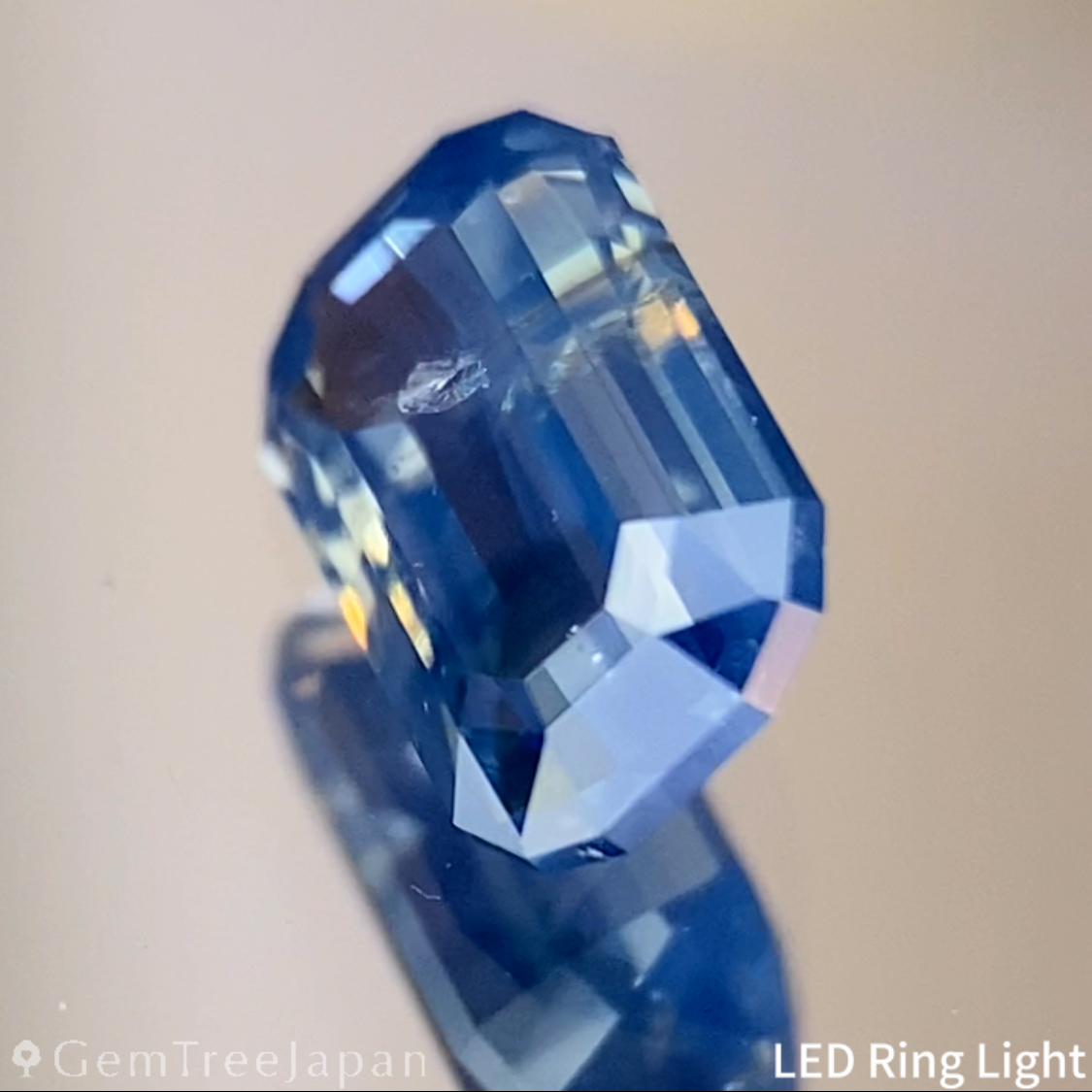 Silky Greenish Blue Sapphire 0.707ct / Cameroon