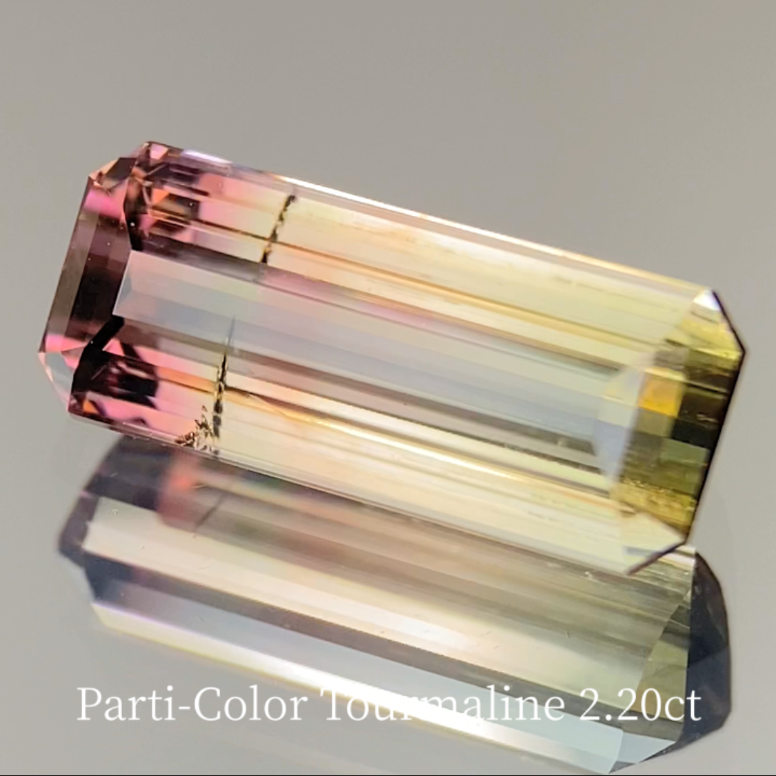 Parti-Color Tourmaline 2.262ct & 0.48ct