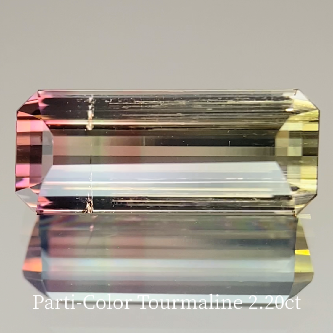 Parti-Color Tourmaline 2.262ct & 0.48ct