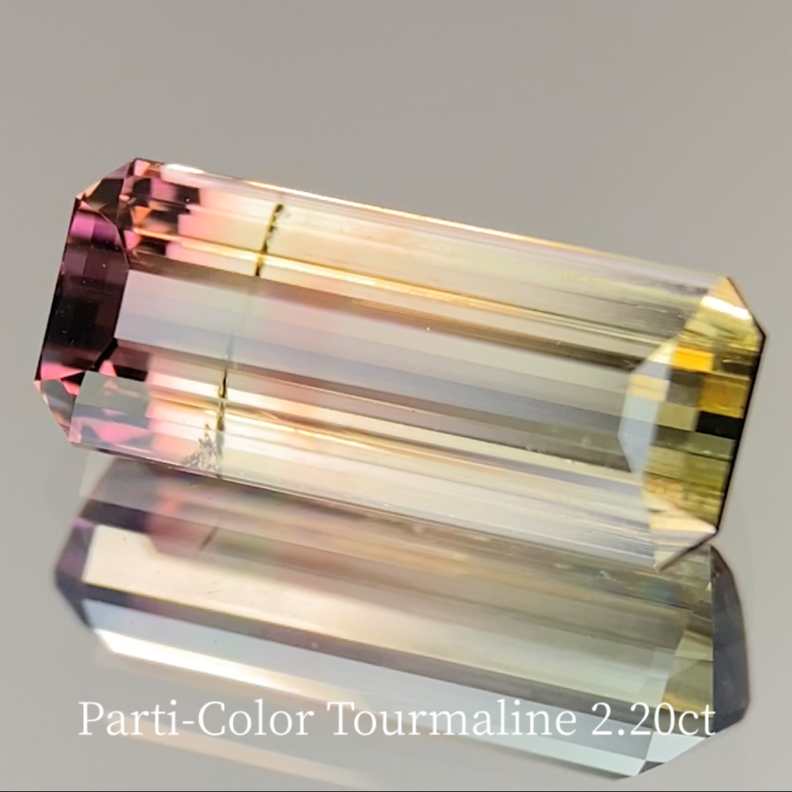 Parti-Color Tourmaline 2.262ct & 0.48ct