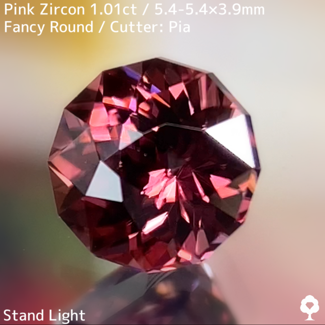Pink Zircon 1.01ct / Cambodia