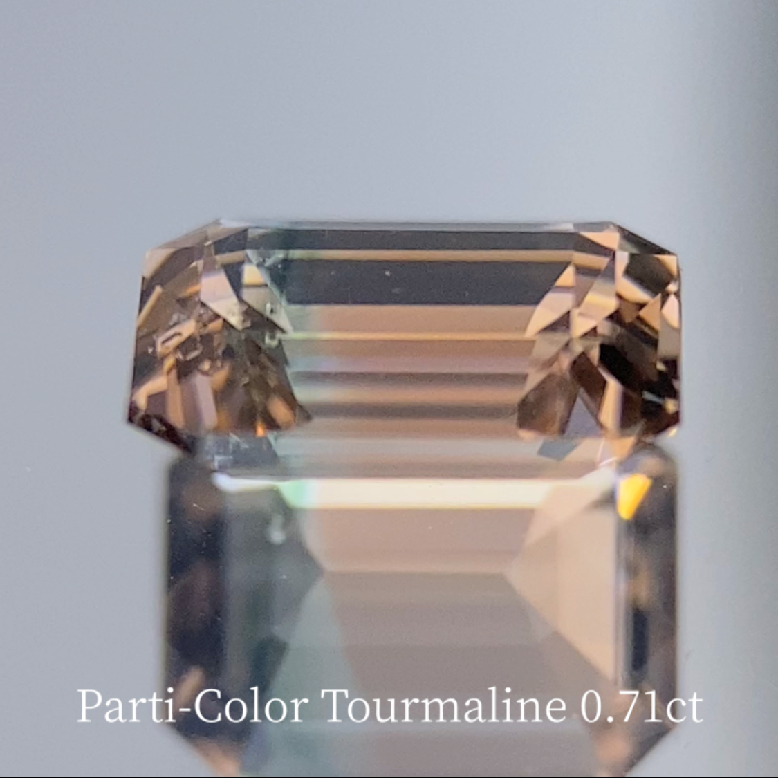 Parti-Color Tourmaline 0.71ct