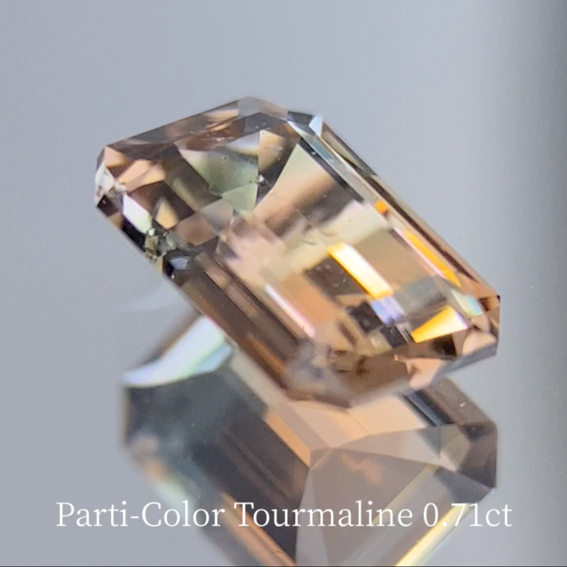 Parti-Color Tourmaline 0.71ct