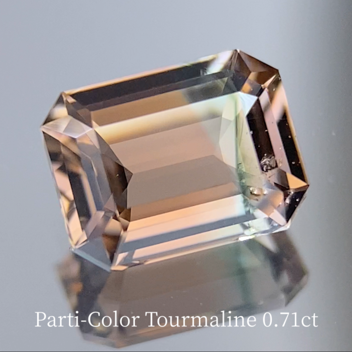 Parti-Color Tourmaline 0.71ct
