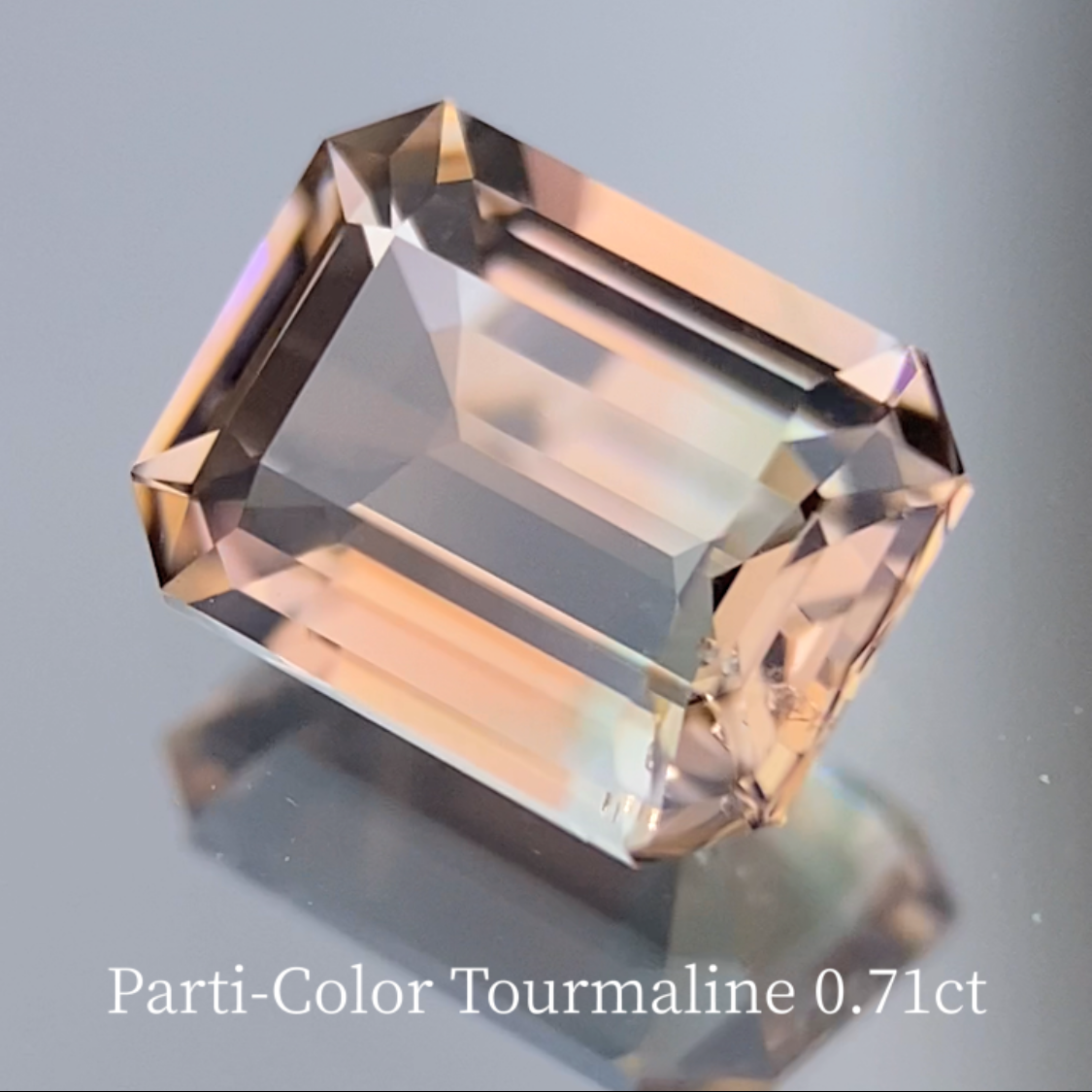 Parti-Color Tourmaline 0.71ct