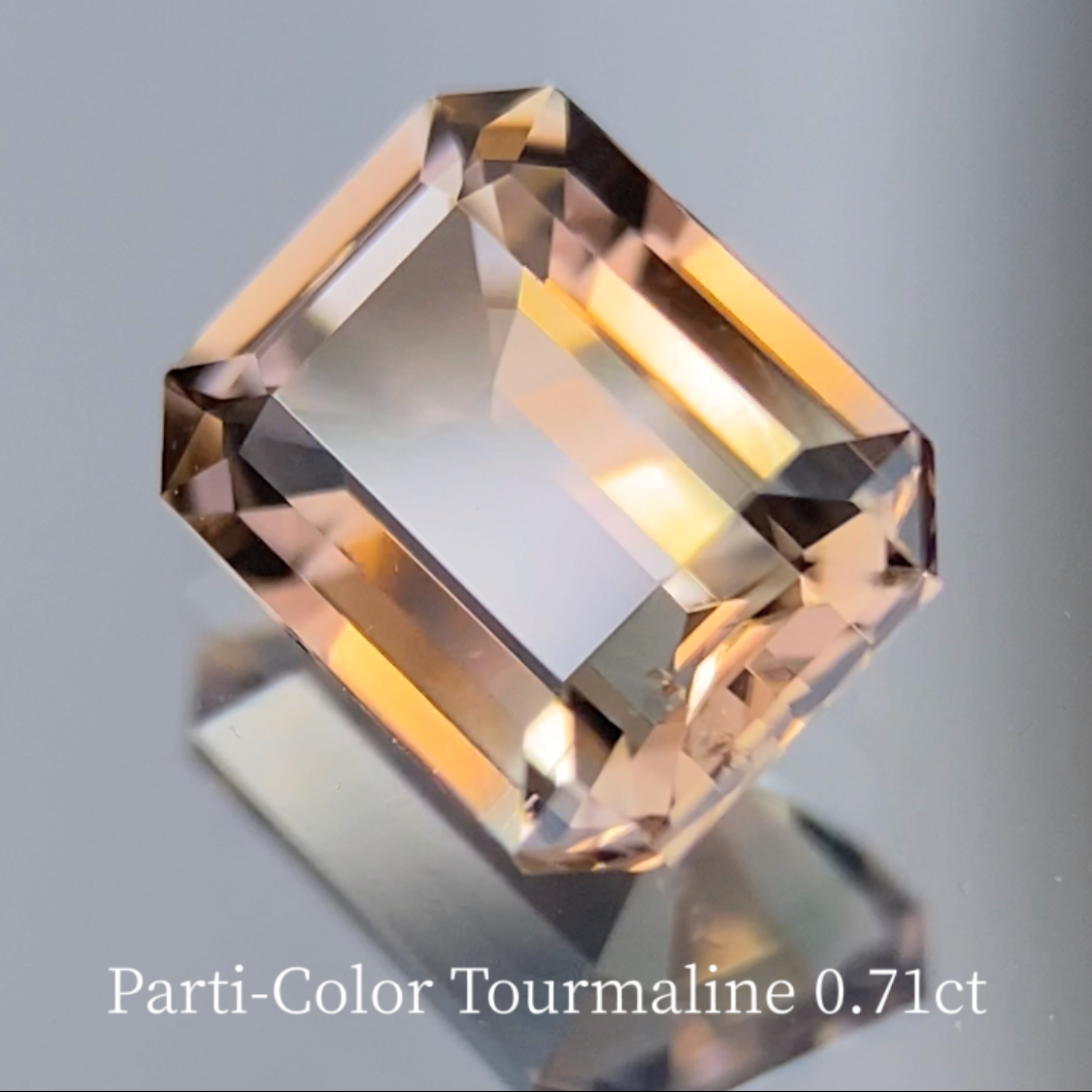 Parti-Color Tourmaline 0.71ct
