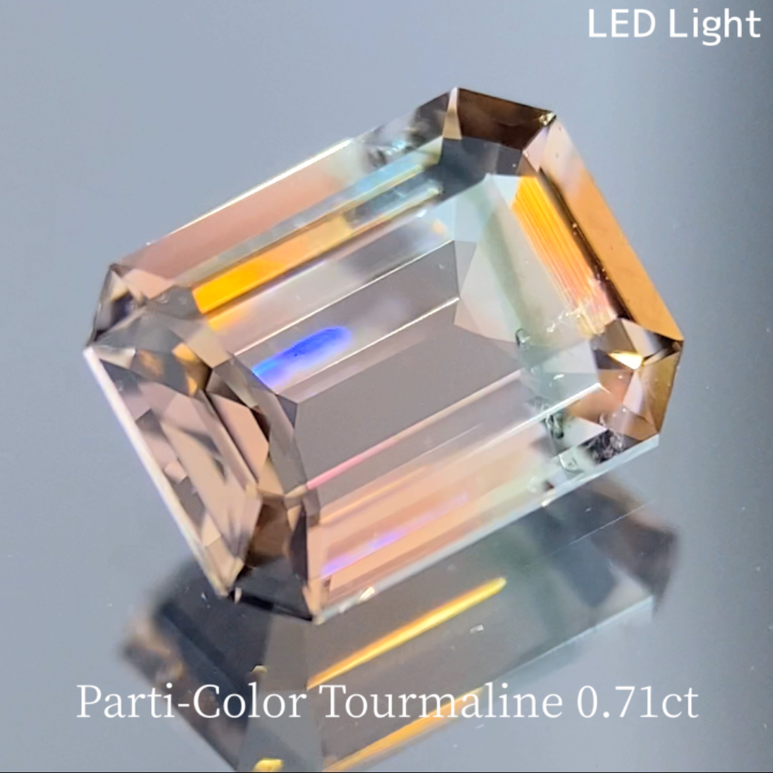 Parti-Color Tourmaline 0.71ct