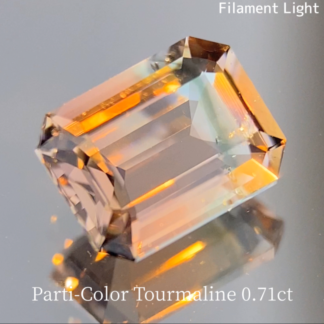Parti-Color Tourmaline 0.71ct