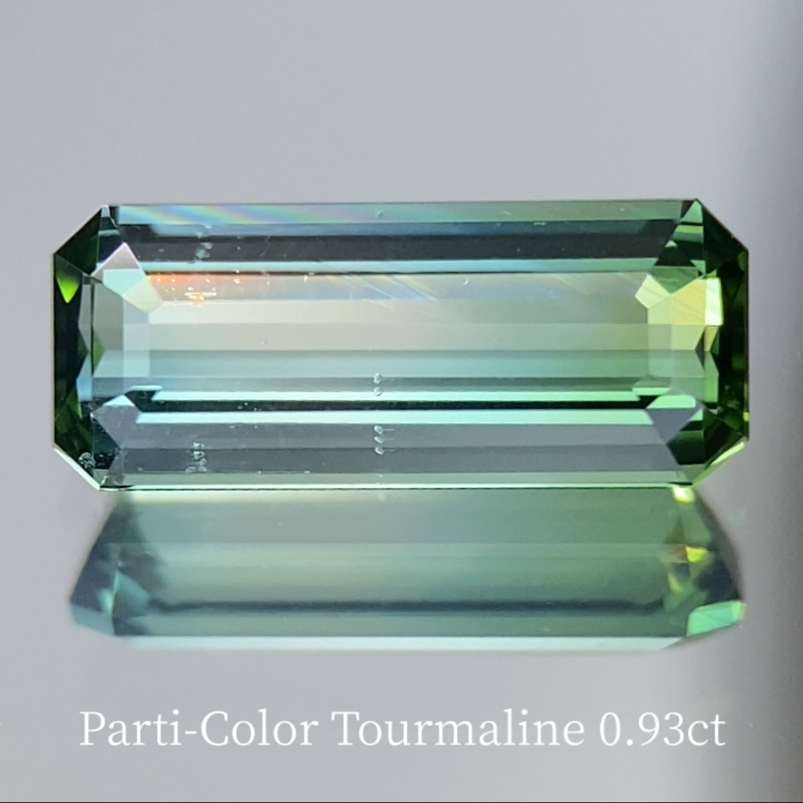 Parti-Color Tourmaline 0.93ct