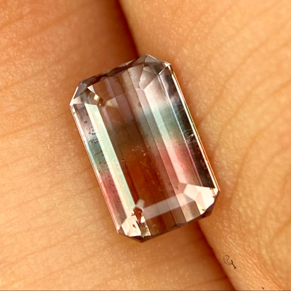Parti-Color Tourmaline 0.956ct