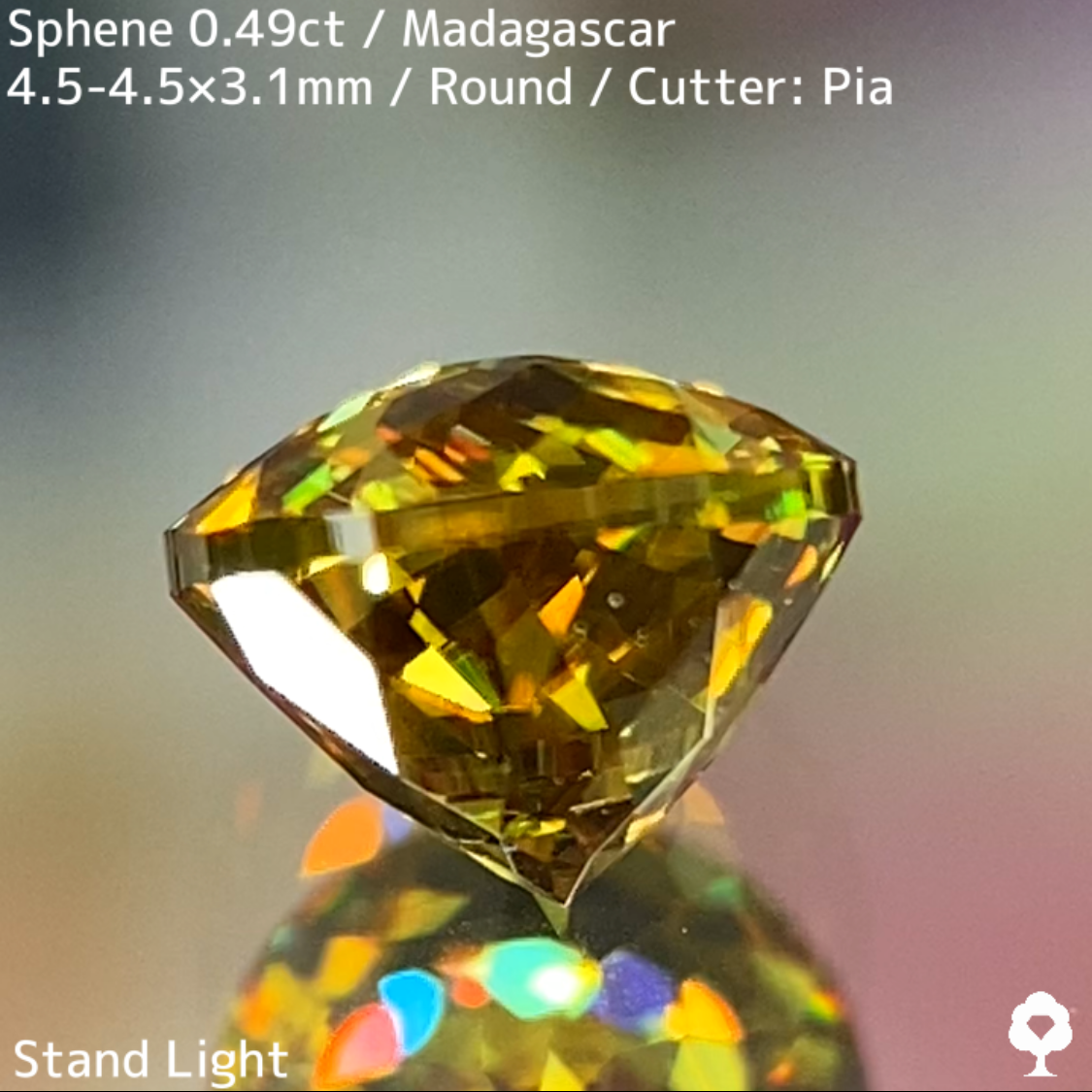 "Super Gira" Sphene 0.49ct / Madagascar