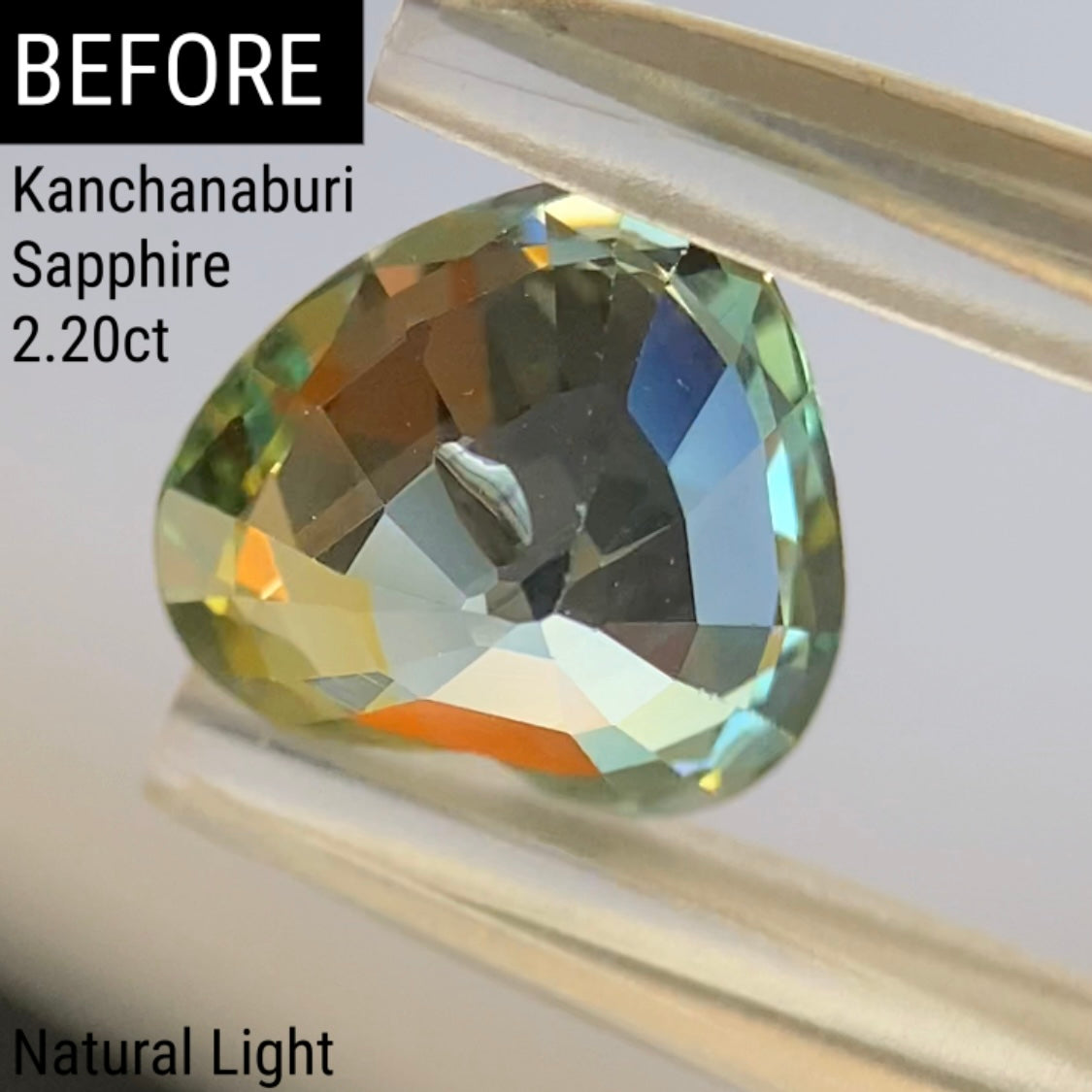 Parti-Color Sapphire 1.794ct / Kanchanaburi