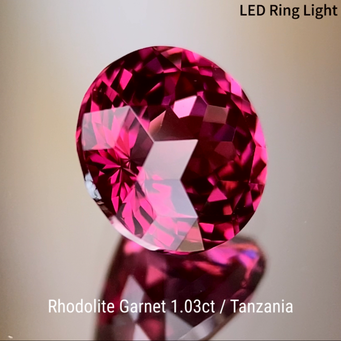 Rhodolite Garnet 1.08ct / Tanzania