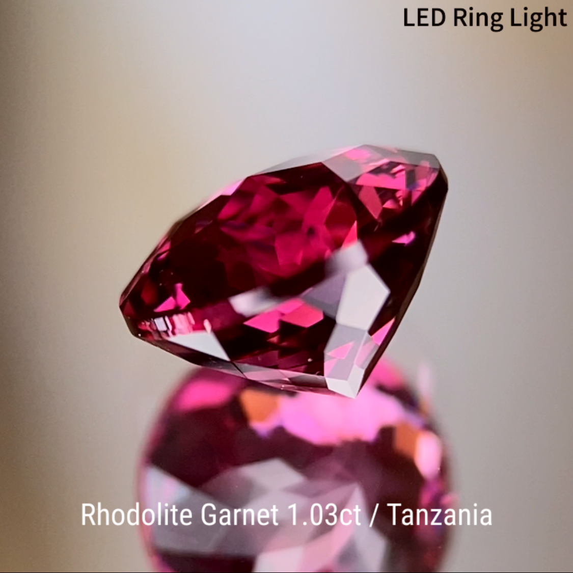 Rhodolite Garnet 1.08ct / Tanzania
