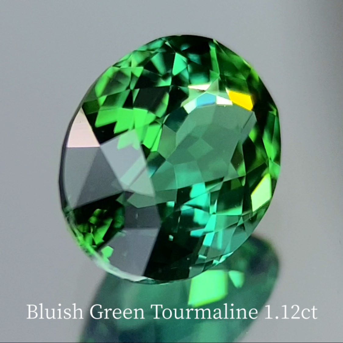 Bluish Green Tourmaline 1.138ct