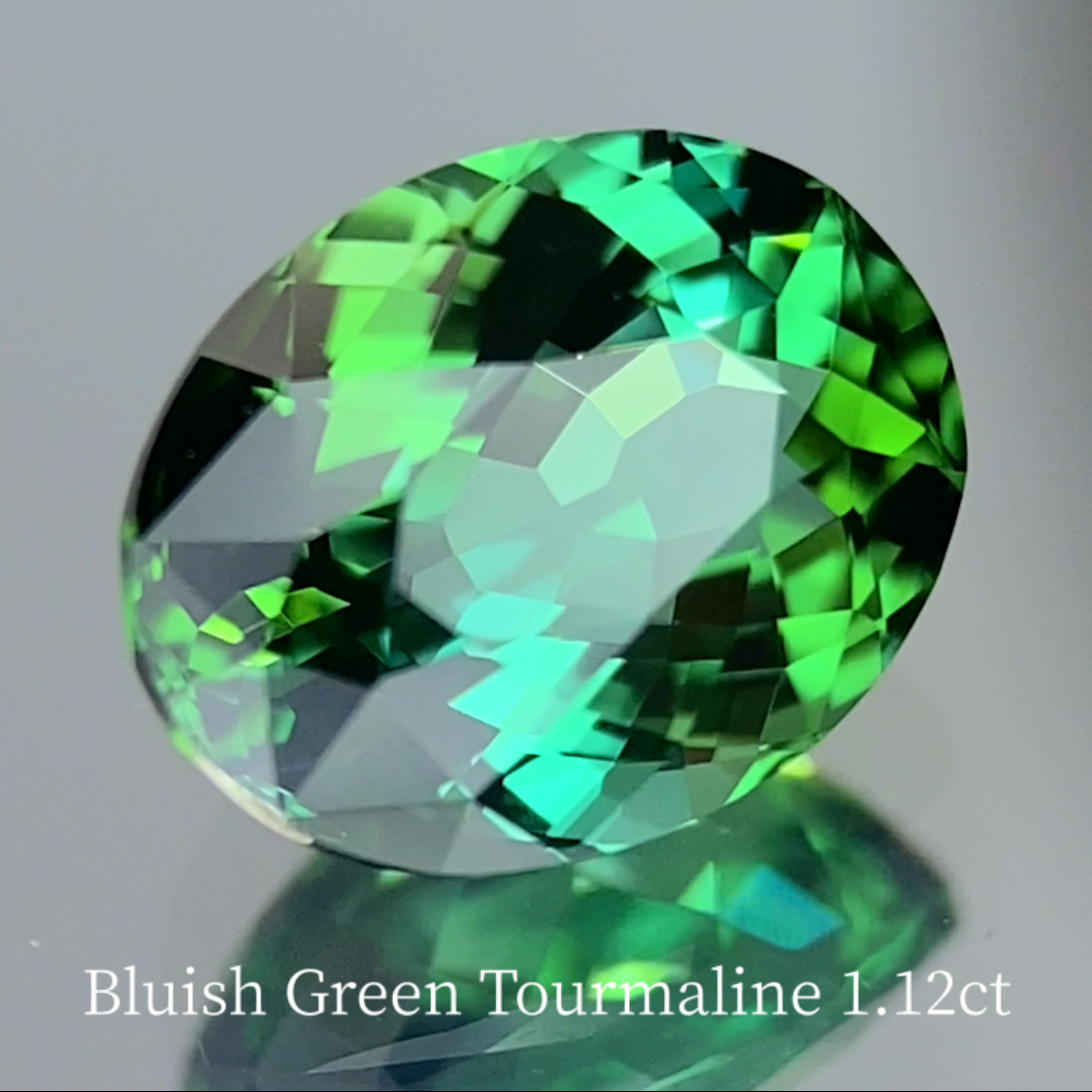 Bluish Green Tourmaline 1.138ct