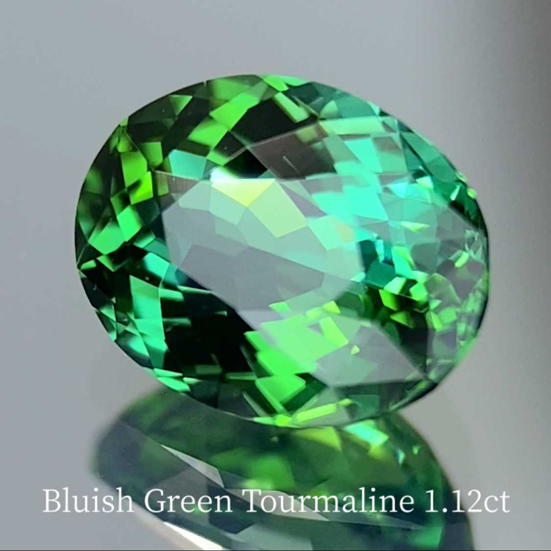 Bluish Green Tourmaline 1.138ct