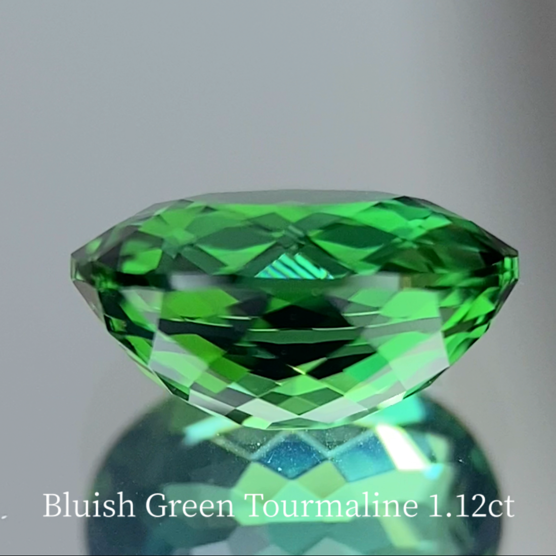 Bluish Green Tourmaline 1.138ct