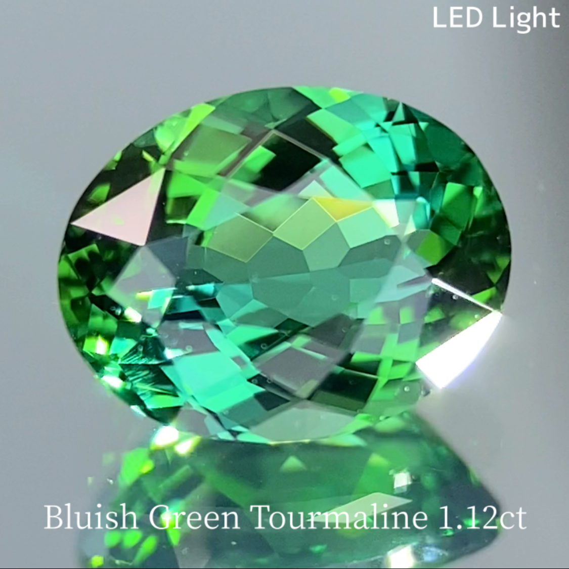 Bluish Green Tourmaline 1.138ct