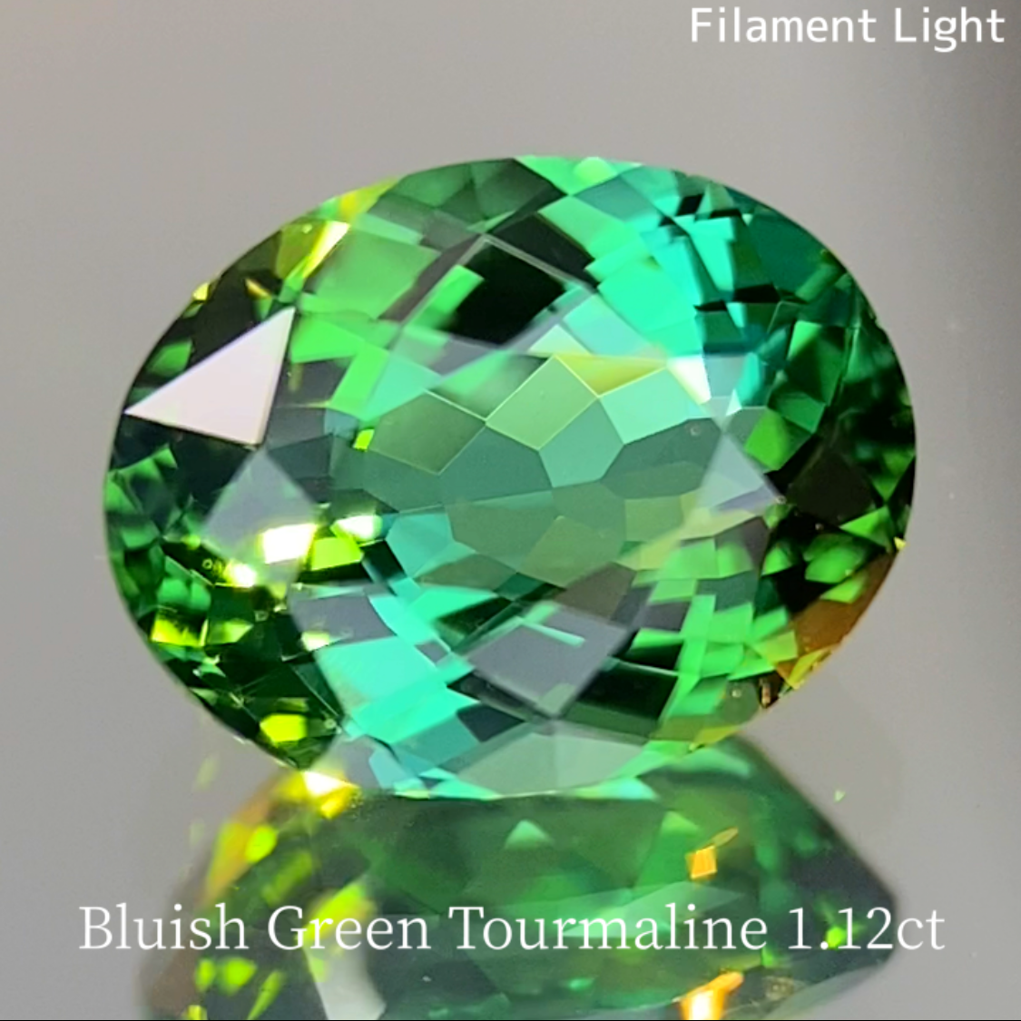 Bluish Green Tourmaline 1.138ct