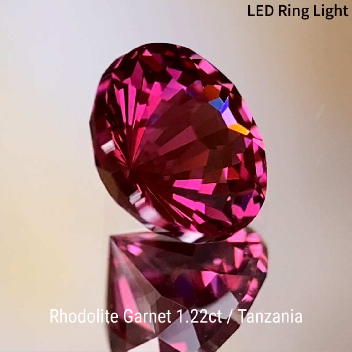 Rhodolite Garnet 1.22ct / Tanzania