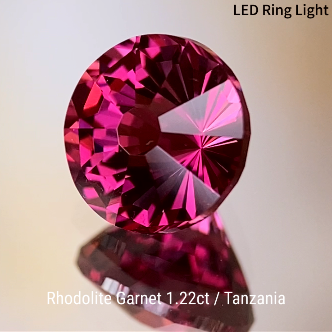 Rhodolite Garnet 1.22ct / Tanzania