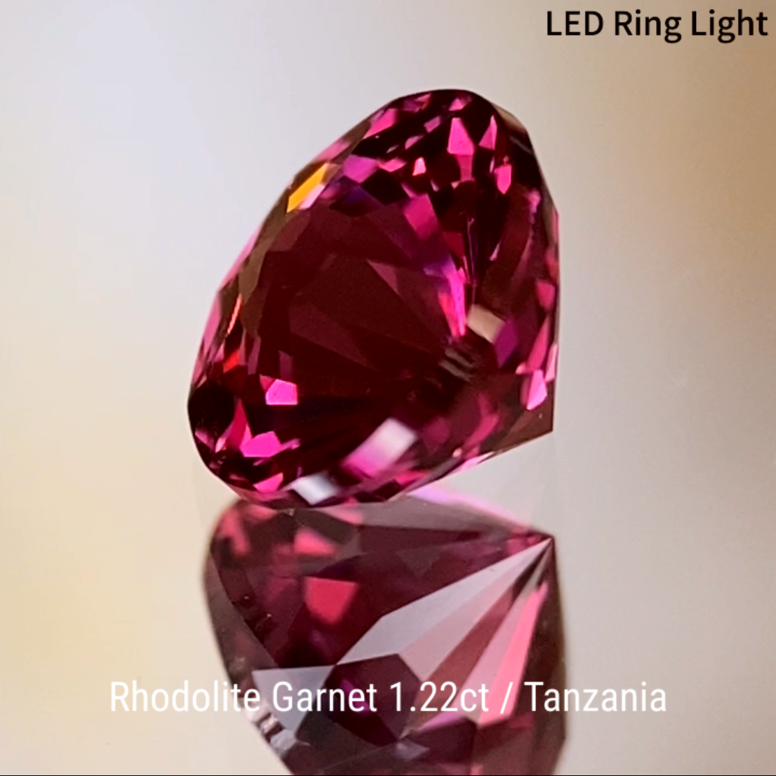 Rhodolite Garnet 1.22ct / Tanzania