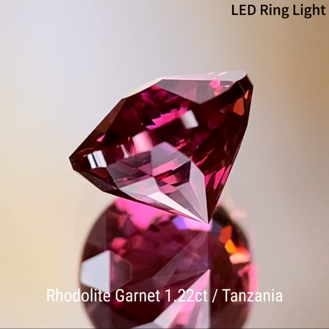 Rhodolite Garnet 1.22ct / Tanzania