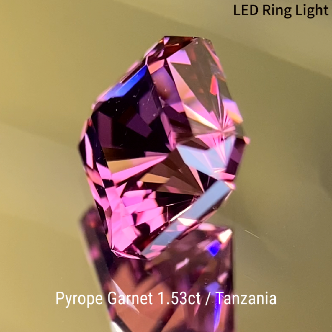 Pyrope Garnet 1.533ct / Tanzania