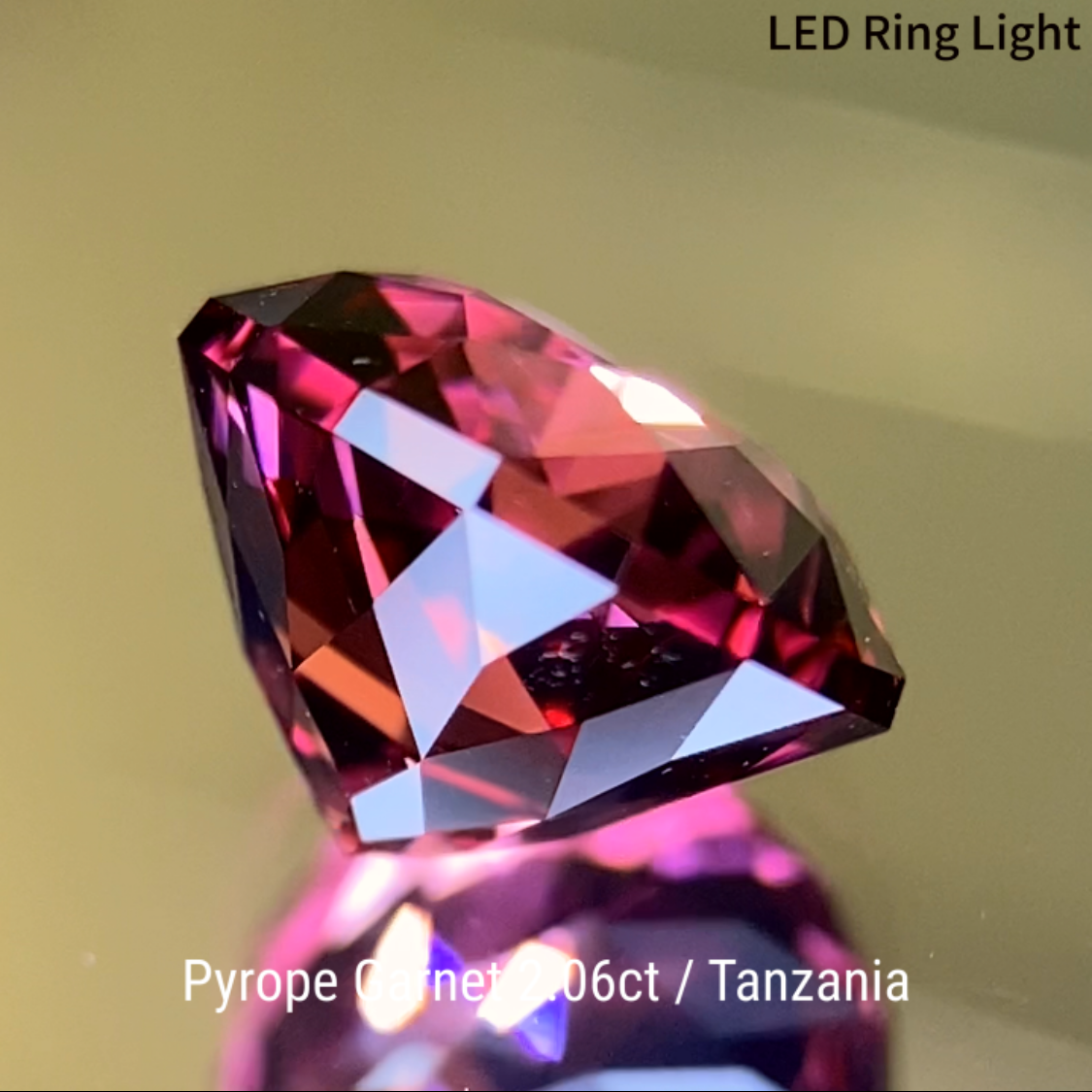 Pyrope Garnet 2.061ct / Tanzania