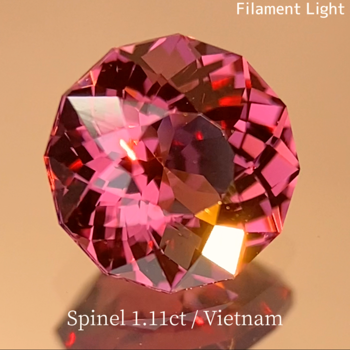 Pink Spinel 1.108ct / Vietnam