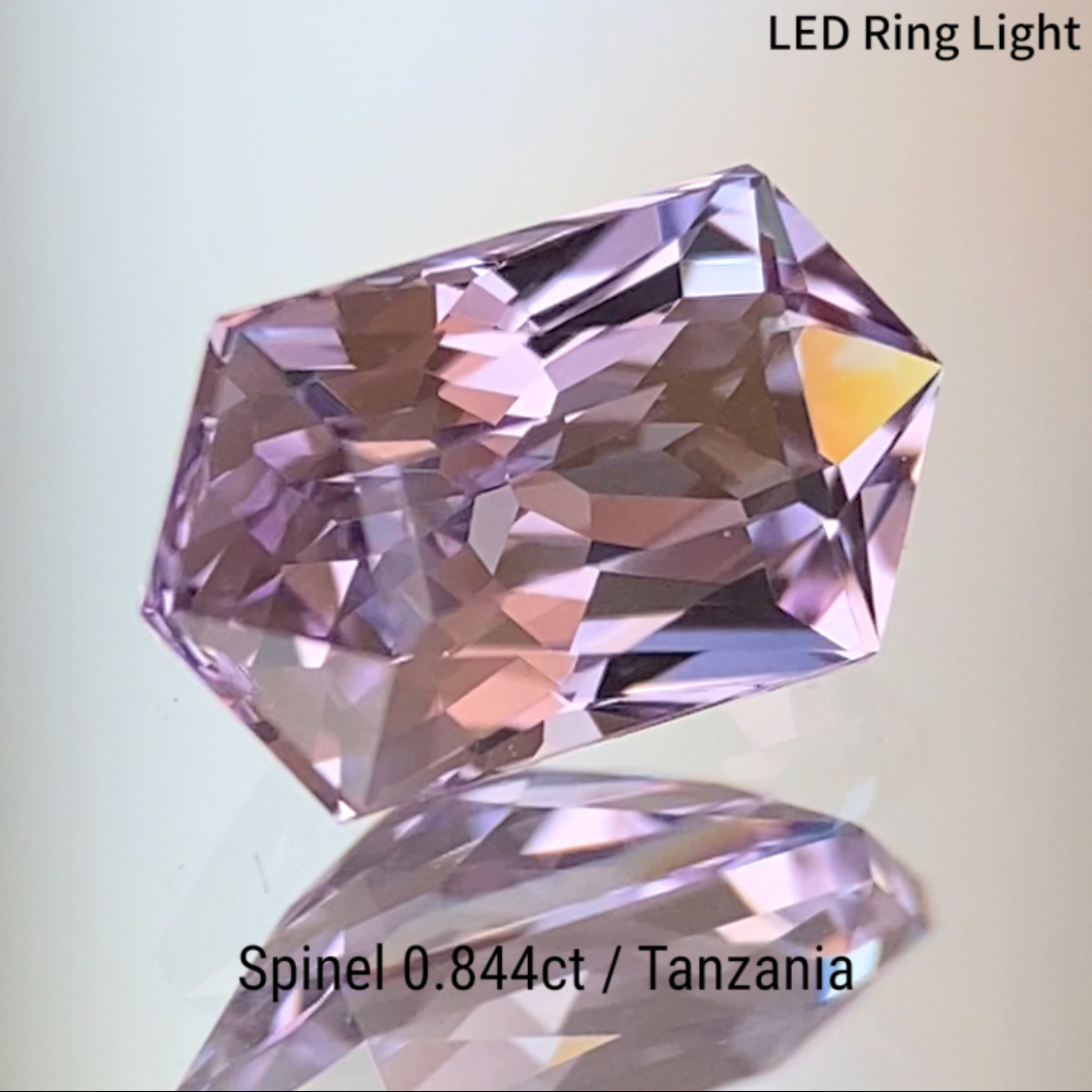 Light Lavender Spinel 0.844ct / Tanzania
