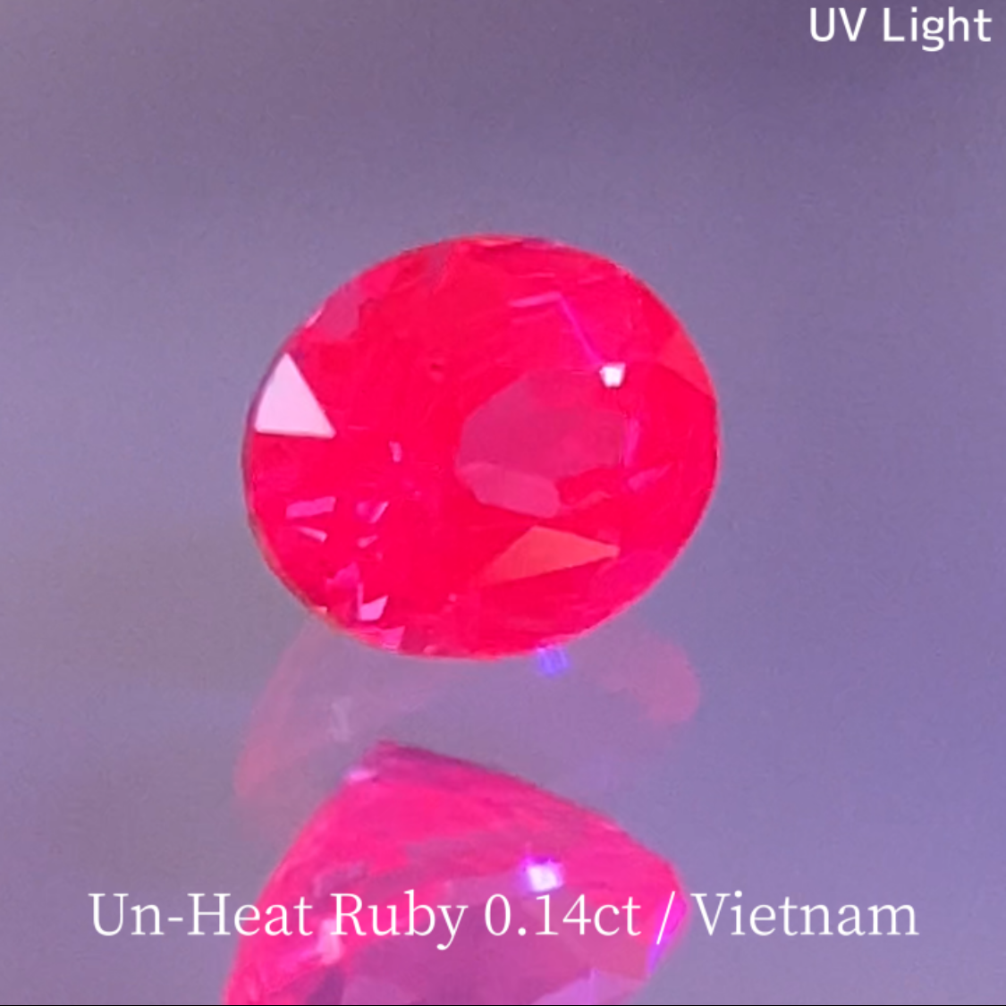 Un-Heat Ruby 0.141ct / Vietnam