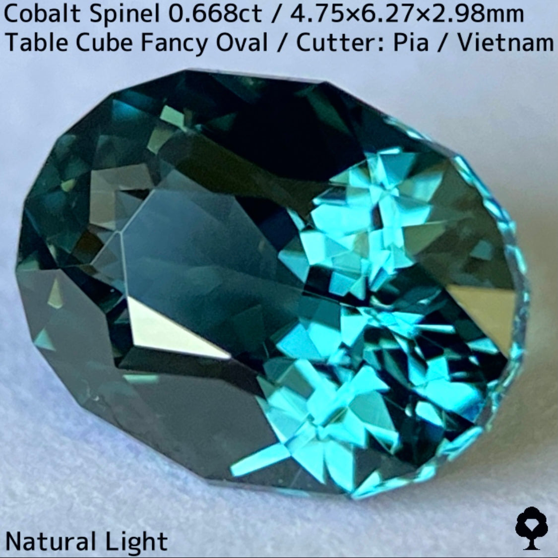 【Recommend Focus】Cobalt Spinel 0.668ct / Vietnam / Iron Cobalt