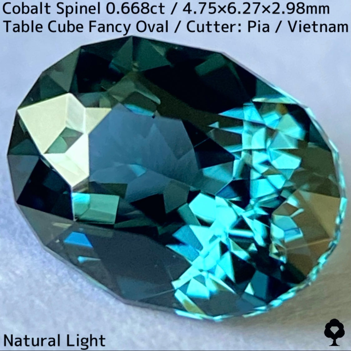 【Recommend Focus】Cobalt Spinel 0.668ct / Vietnam / Iron Cobalt