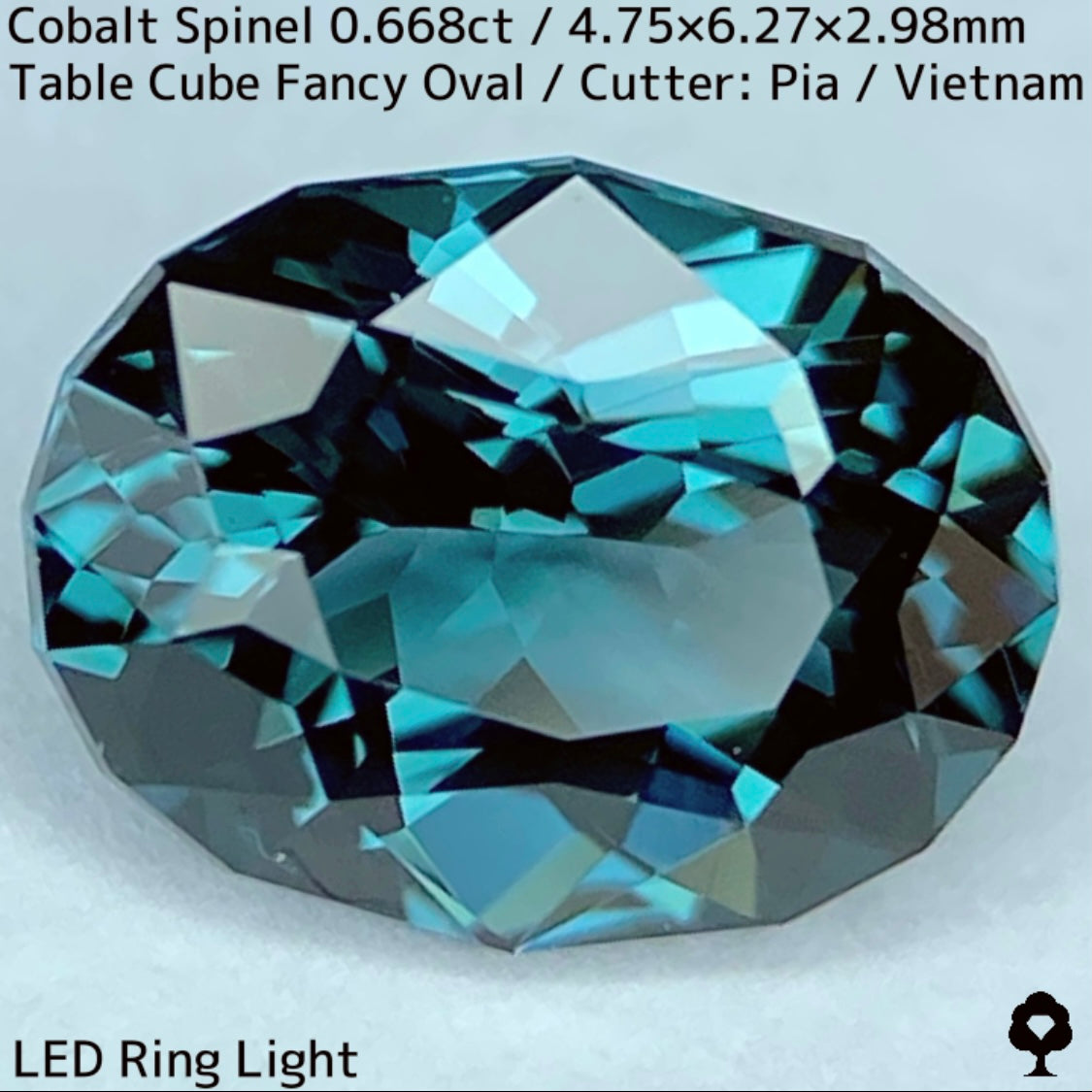 【Recommend Focus】Cobalt Spinel 0.668ct / Vietnam / Iron Cobalt