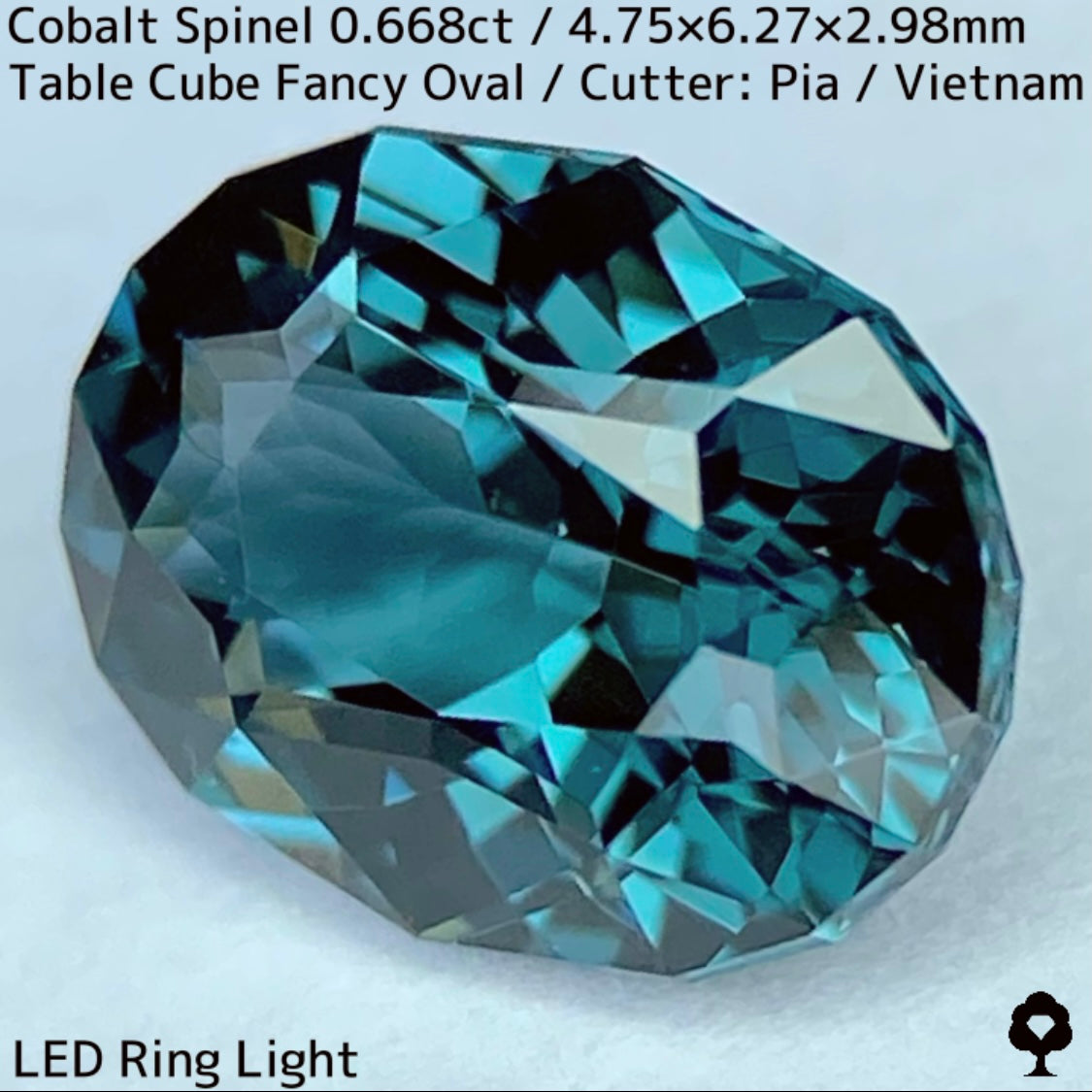 【Recommend Focus】Cobalt Spinel 0.668ct / Vietnam / Iron Cobalt