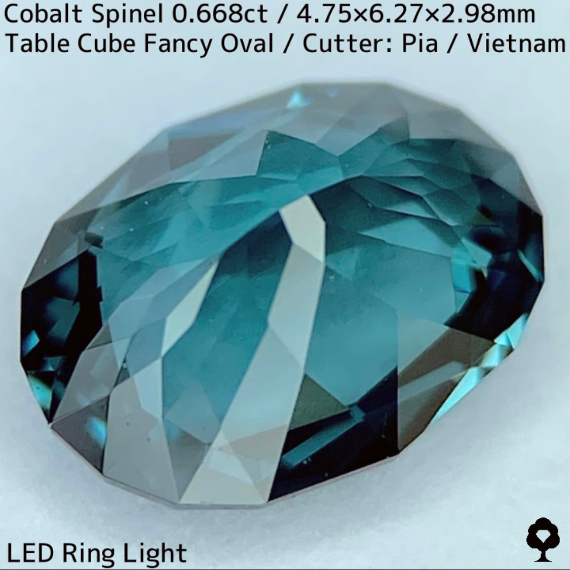 【Recommend Focus】Cobalt Spinel 0.668ct / Vietnam / Iron Cobalt