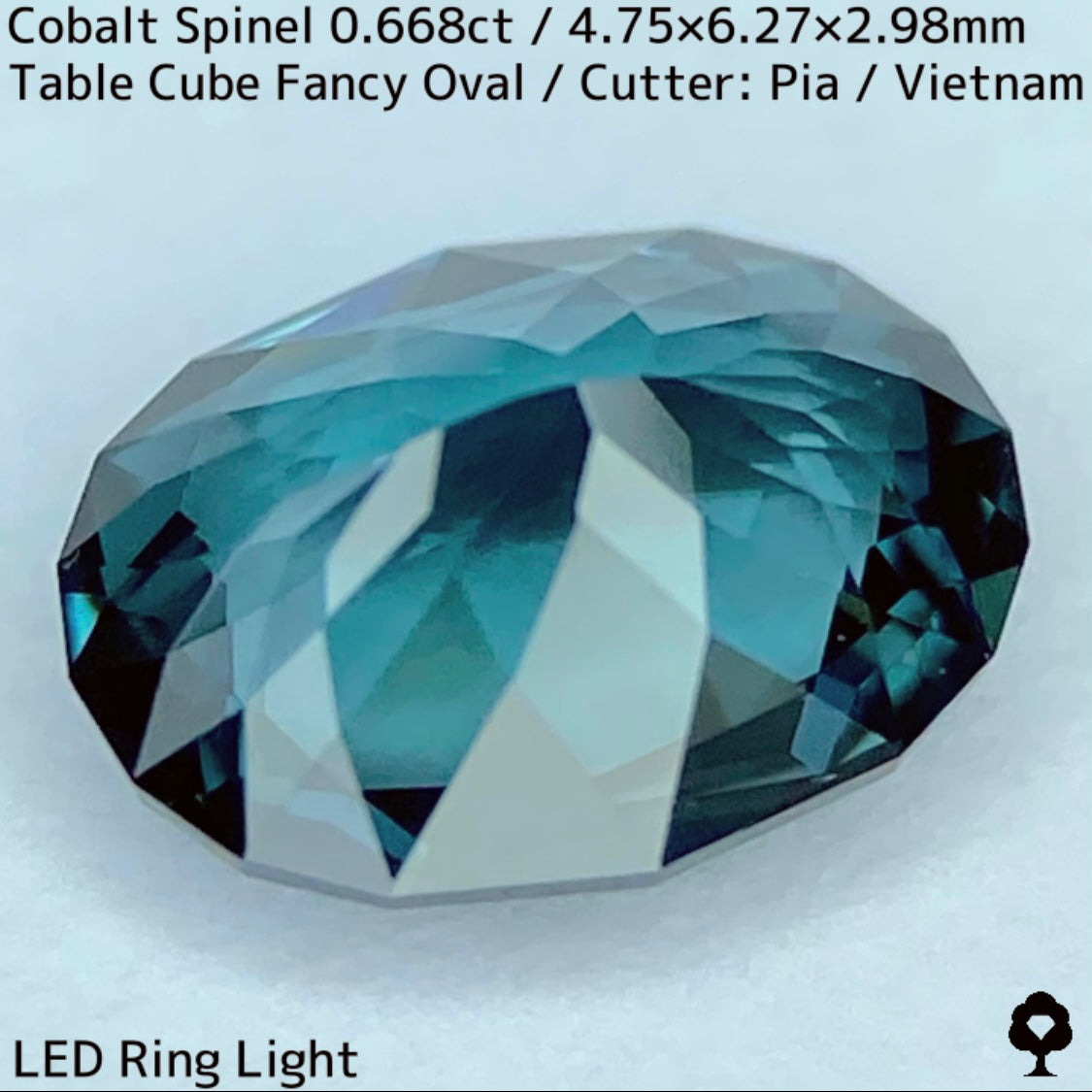【Recommend Focus】Cobalt Spinel 0.668ct / Vietnam / Iron Cobalt