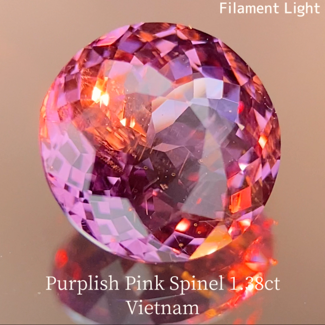 Pink Spinel 1.382ct / Vietnam