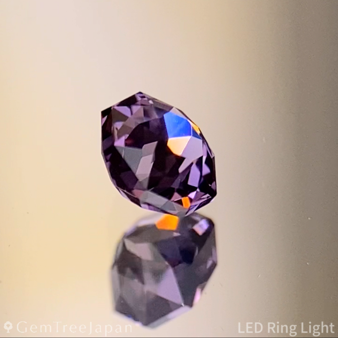 Pinkish Violet Spinel 0.343ct / Sri Lanka