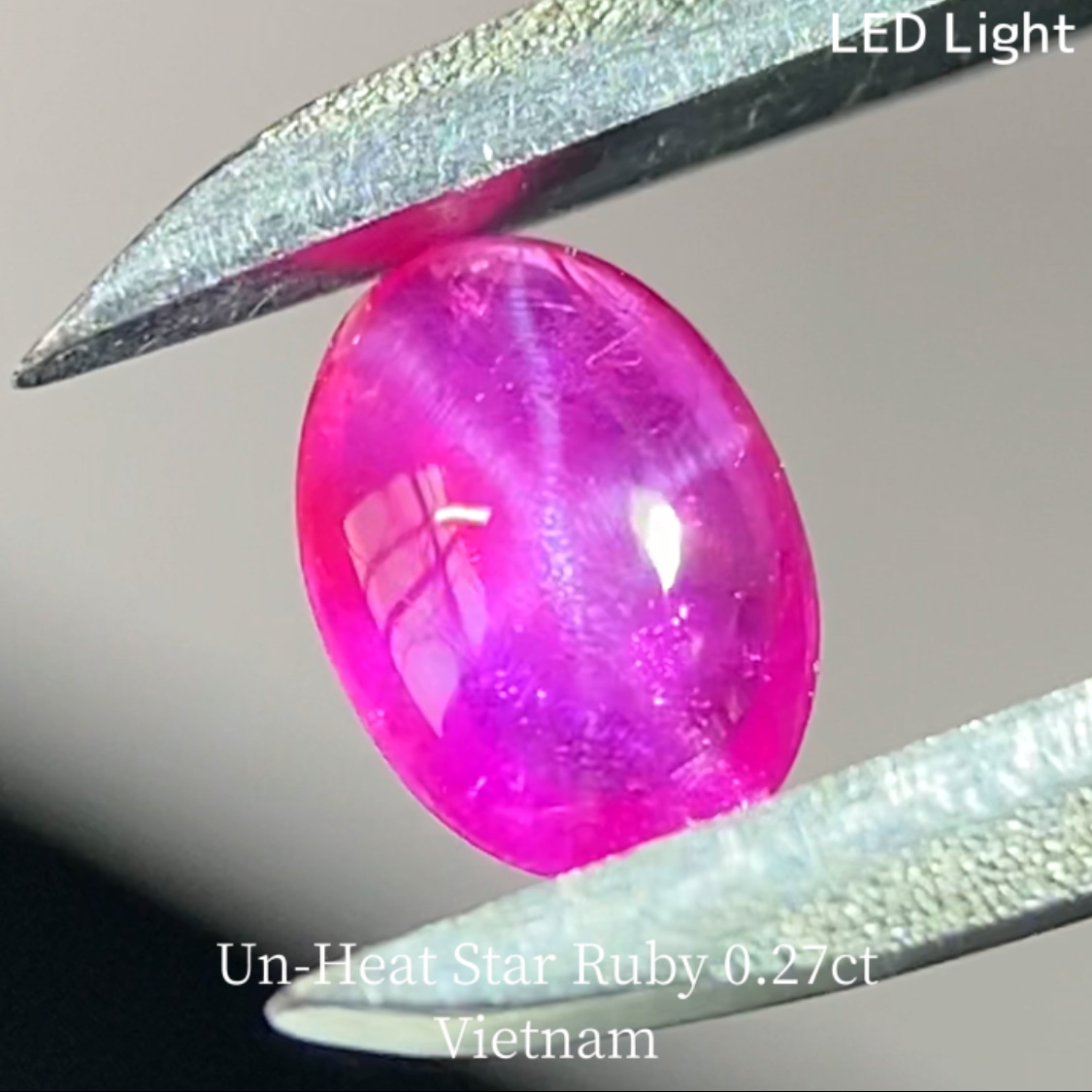 【5万円以上のお買物で無料に】Un-Heat Star Ruby 0.275ct / Vietnam