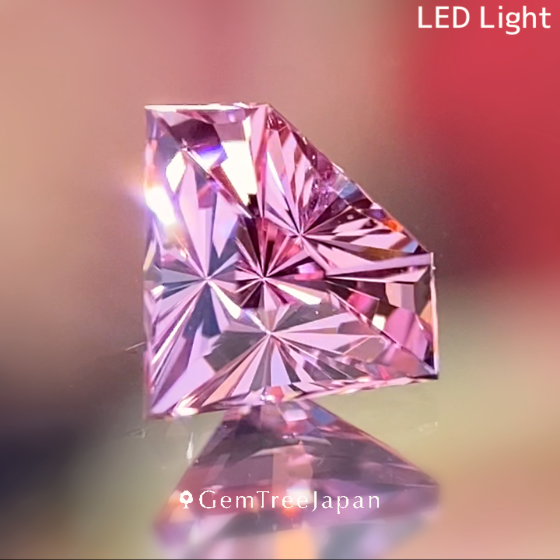 New Gem Shape 3pc Set / Colorless Topaz 3.03ct / Pink Spinel 0.621ct / Un-Heat Sapphire 0.20ct