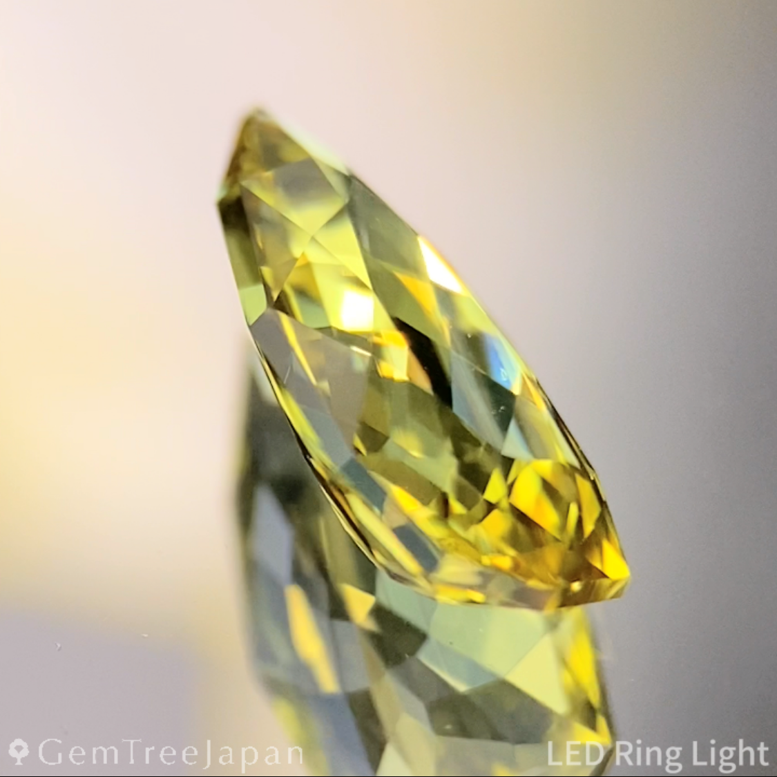 Yellow Sapphire 3.38ct→1.764ct / Nigeria