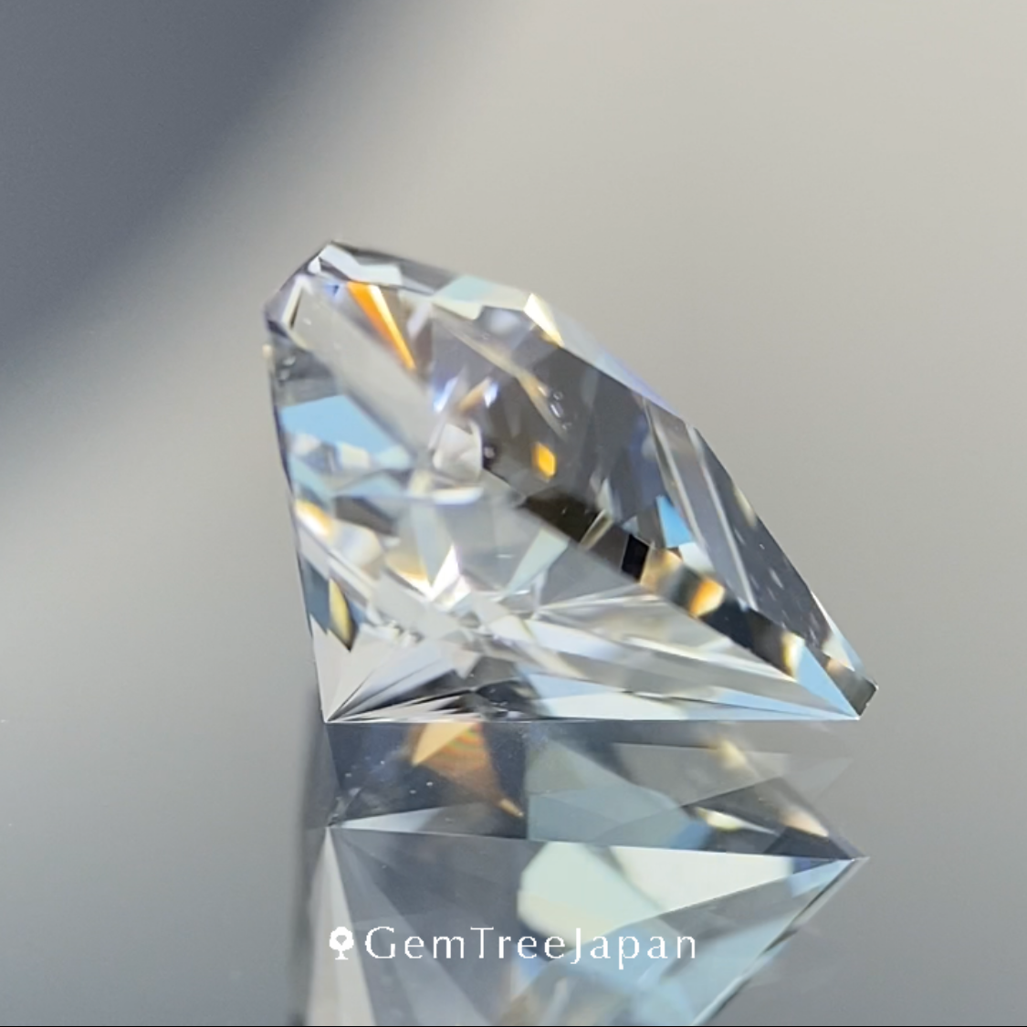 New Gem Shape 3pc Set / Colorless Topaz 3.03ct / Pink Spinel 0.621ct / Un-Heat Sapphire 0.20ct