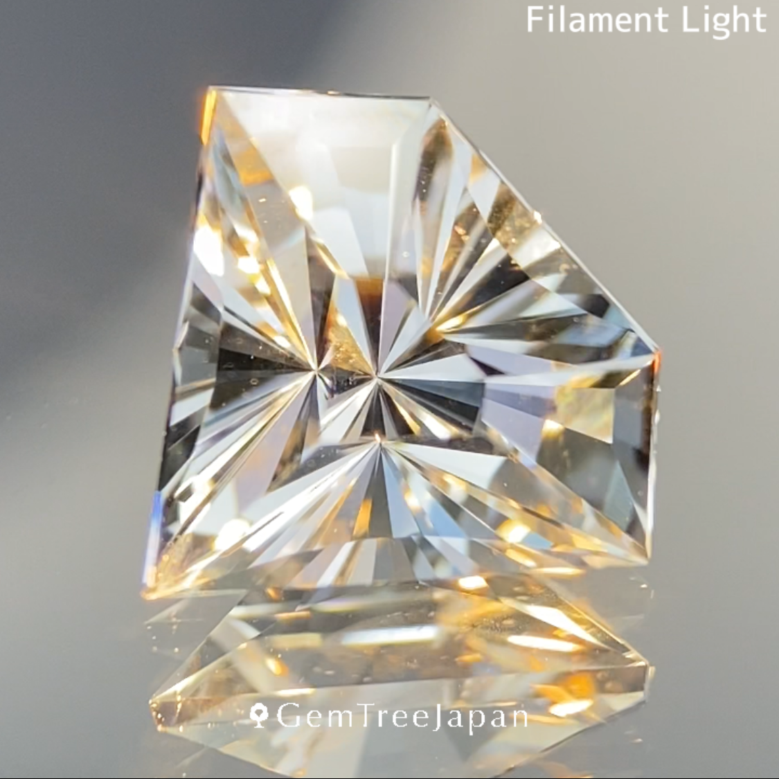 New Gem Shape 3pc Set / Colorless Topaz 3.03ct / Pink Spinel 0.621ct / Un-Heat Sapphire 0.20ct