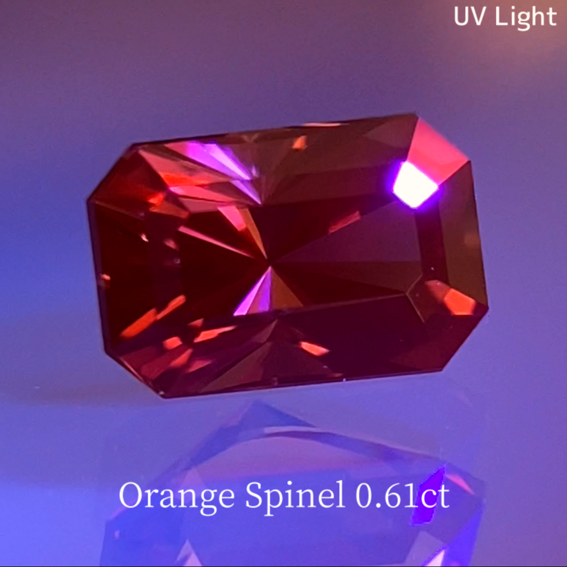 Orange Spinel 0.614ct / Vietnam